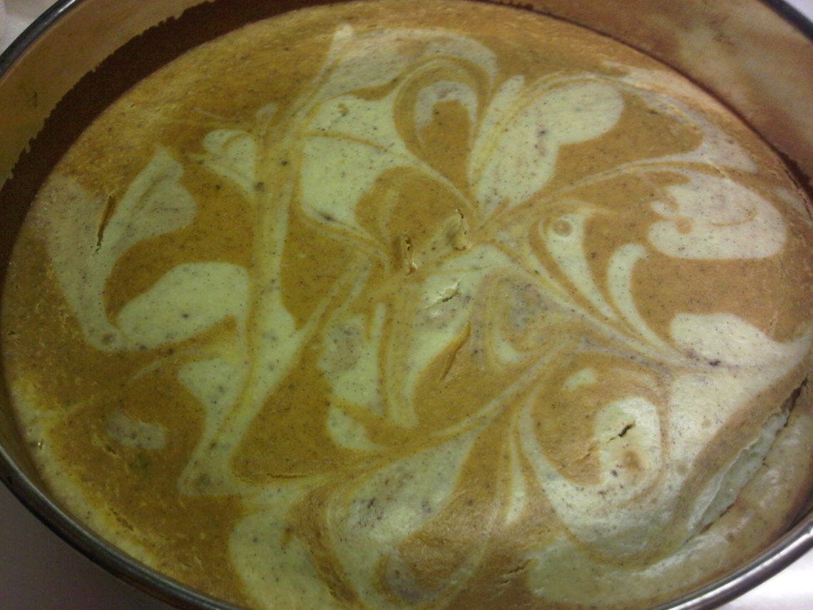 Gluten free pumpkin cheesecake